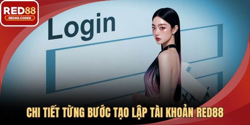 Chi tiết từng bước tạo lập tài khoản RED88
